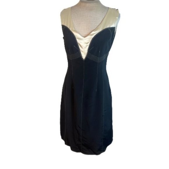 ECI Dresses & Skirts - ECI New York Silk Dress Black Champagne Size 4